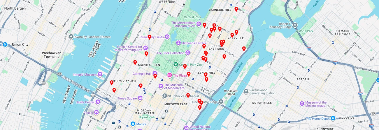 Parking garages in NYC